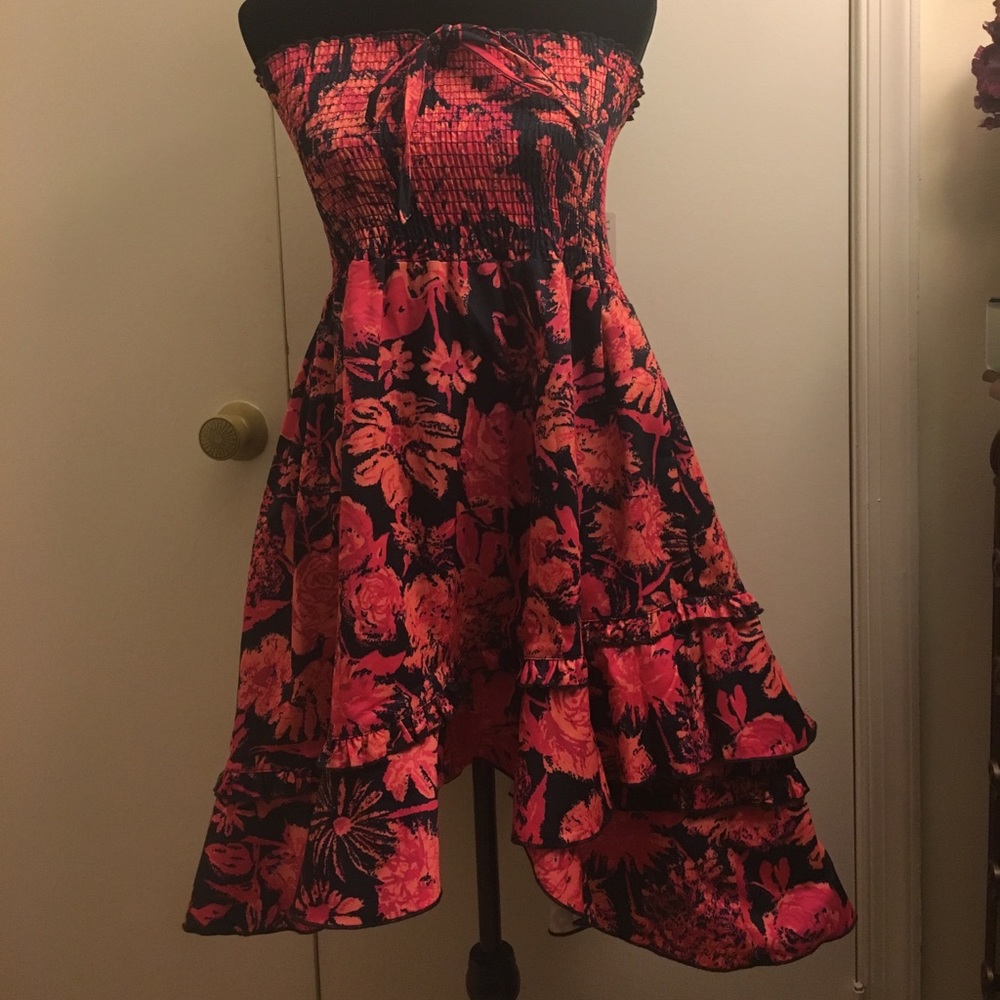 RU Apparel Strapless Midi Sundress, Size Large